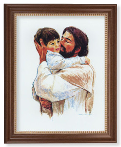 Christ with Child - Love 11x14 Framed Print Artboard [HFA5040]