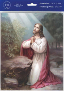 Christ on Mt. Olive Print - Sold in 3 per pack [HFA1124]