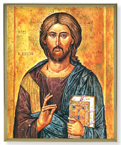 Christ the Teacher 8x10 Gold Trim Plaque [HFA0193]