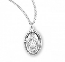 Classic Women's Miraculous Medal Necklace [HMM3194]