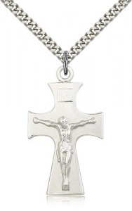 Contemporary Celtic Crucifix Pendant [BM0092]