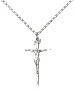 Slimline Crucifix Pendant, Three Sizes Available [BC0039]