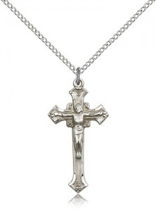 INRI Flared Tip Crucifix Medal [BM0288]