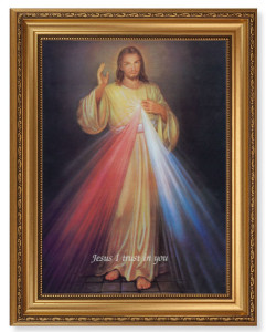 Divine Mercy 12x16 Framed Print Artboard [HFA5138]