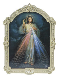 Divine Mercy 6.5x9 Dimensional Wood Plaque [HFA4681]