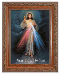 Divine Mercy 6x8 Print Under Glass [HFA5359]
