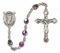 Divine Mercy Sterling Silver Heirloom Rosary Fancy Crucifix [RBEN1007]