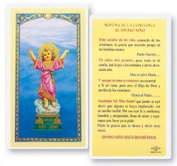 Divino Nino Novena Confianza Laminated Spanish Prayer Cards 25 Pack [HPRS118]