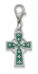 Enamel Celtic Cross Clip Charm [AUMV019]
