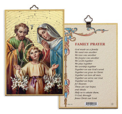 Family Prayer Holy Family 4x6 Mosaic Plaque [HFA5100]