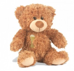First Communion Brown Teddy Bear [HRTB0812]