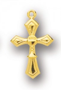 First Communion Cross Pendant with Chalice Medal [REC0008]