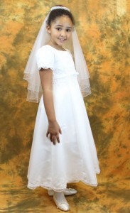 modest first communion dresses
