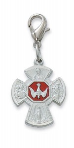 Four-Way Cross Medal Clip On [MV1052]