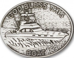 God Bless This Boat Visor Clip [AUBVC044]