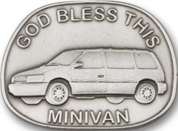 God Bless This Mini-Van Visor Clip [AUBVC048]