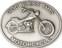 God Bless This Motorcycle Visor Clip [AUBV101]