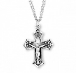 Gothic Styled Men's Crucifix Necklace [HMM3329]