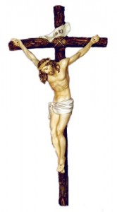 Handpainted Crucifix by Ado Santini [CRX4029]