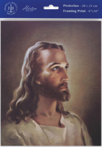 Head of Christ Print - Sold in 3 Per Pack [HFA4797]