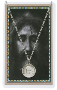 Holy Face of Jesus Medal and Prayer Card [MV1105]