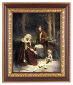 Holy Family 8x10 Framed Print Under Glass [HFP8030]
