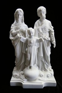 Holy Family Statue Marble Composite - 20 inch [VIC2008]