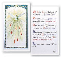 Holy Spirit Laminated Prayer Card [HPR651]