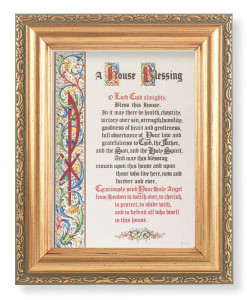 House Blessing Prayer 4x5.5 Print Under Glass [HFA5338]