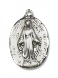 Oval Miraculous  Medal [BM0380]