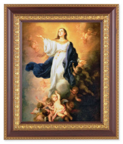 Immaculate Conception Prayer Hands 8x10 Framed Print Under Glass [HFP8025]