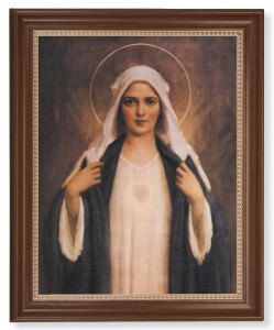 Immaculate Heart of Mary 11x14 Framed Print Artboard [HFA5007]