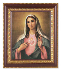 Immaculate Heart of Mary 8x10 Framed Print Under Glass [HFP5002]