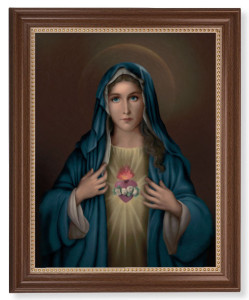 Immaculate Heart of Mary by Simeone 11x14 Framed Print Artboard [HFA5010]