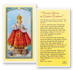 Infant of Prague Novena Laminated Prayer Card [HPR770]