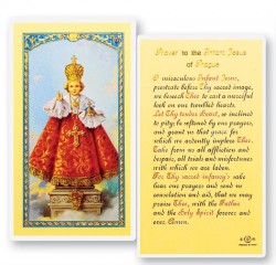 Infant of Prague Laminated Prayer Cards 25 Pack [HPR107]