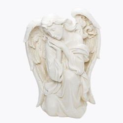 Ivory White Kneeling Angel for 39“ Scale Nativity [RM0328]