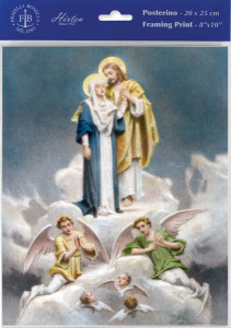 Jesus and Mary in Heaven Print - Sold in 3 Per Pack [HFA4814]