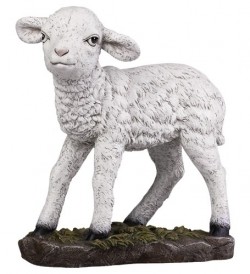Lamb Statue - 12.25“ H [RM0431]