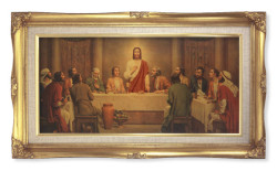 Last Supper by Chambers Gold-Leaf Framed Art [HFA4785]
