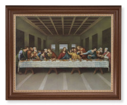 Last Supper by DaVinci 11x14 Framed Print Artboard [HFA5026]