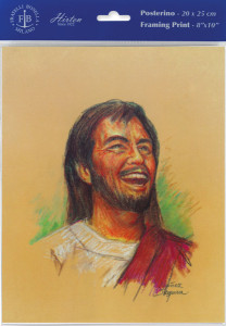 Laughing Jesus by Nunez Segura Print - Sold in 3 Per Pack [HFA4819]