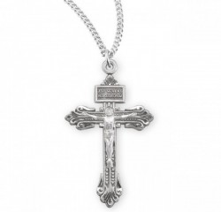 Lily Tip Pardon Crucifix Necklace [HMM3314]
