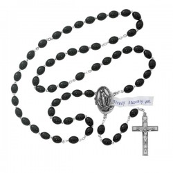 Locket Rosary in Black [MVRB1215]