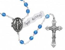 Locket Rosary in Blue [MVRB1212]