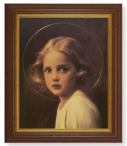 Mary Most Holy by Chambers 8x10 Textured Artboard Dark Walnut Frame [HFA5557]