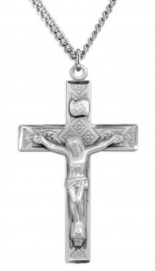 Masculine Contemporary Crucifix Pendant [HM0819]