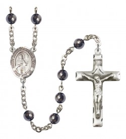 Men's St. Anthony Mary Claret Silver Plated Rosary [RBENM8416]