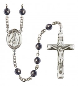 Men's St. Blaise Silver Plated Rosary [RBENM8010]