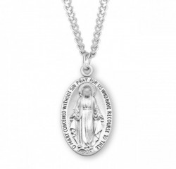 Men's Traditional Miraculous Medal Necklace [HMM3183]
